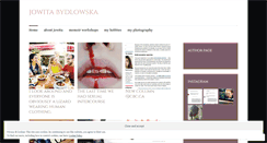 Desktop Screenshot of jowitabydlowska.com