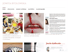 Tablet Screenshot of jowitabydlowska.com